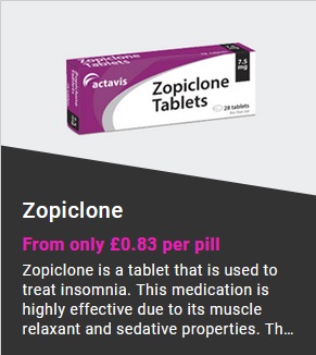 Zopiclone 7.5MG Buy Online Fast Delivery